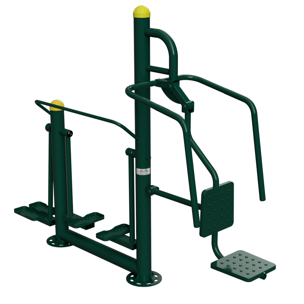 >CHEST PRESS  AND SURFING BOARD WITH AIR WALKER 